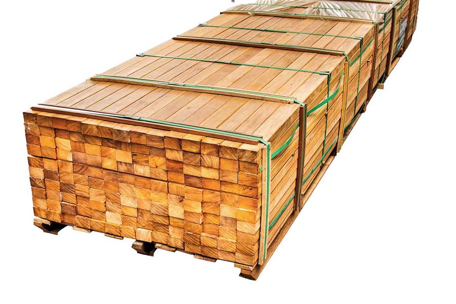 Podkladové hranoly pod dřevěné terasy